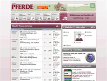 Tablet Screenshot of pferde.landlive.de